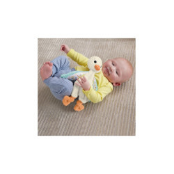 Fisher-Price- Baby Juguete Sensorial Mantita/Peluche Ganso