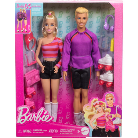 Barbie y Ken Patinadores