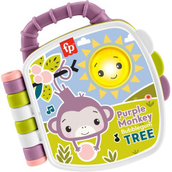 Fisher Price- Libro de cuentos musical del Monito Morado