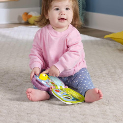 Fisher Price- Libro de cuentos musical del Monito Morado