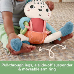 Fisher Price- Leopardo de las nieves Manchitas Divertidas