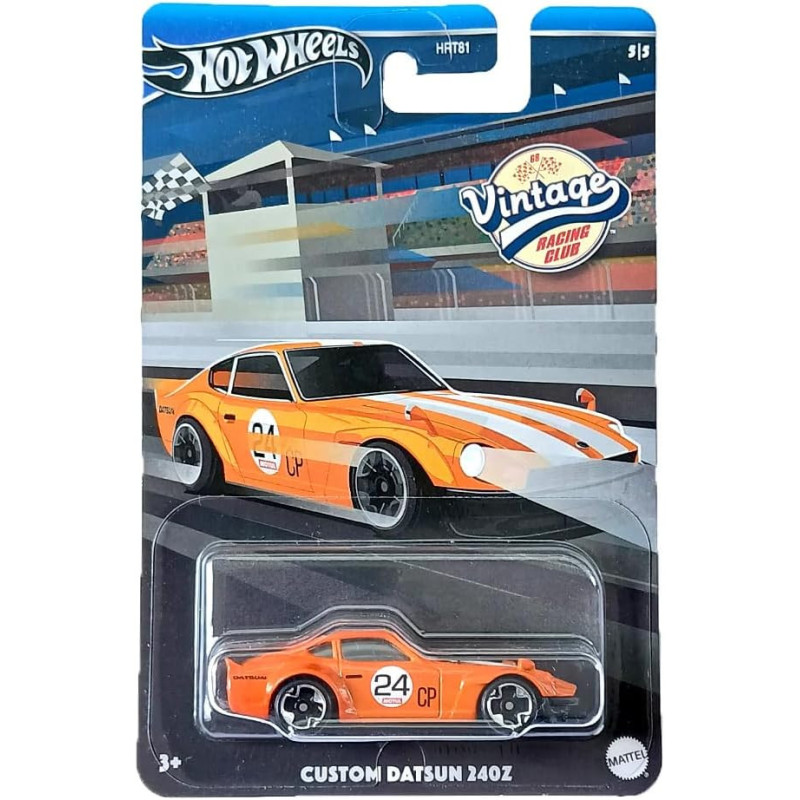 Hotwheels Custom Datsun 240Z, Vintage Racing Club 5/5