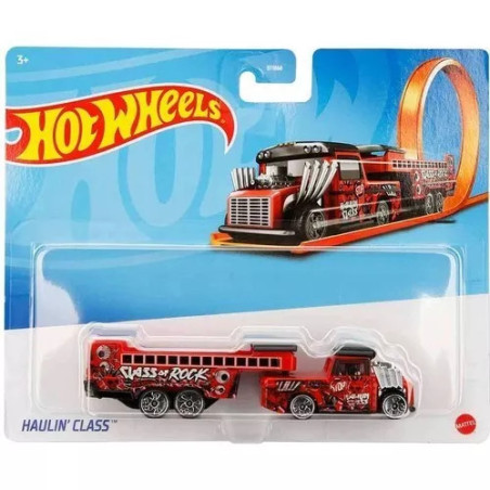 Hot wheels Camión con Remolque, Track Fleet
