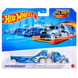 Hot wheels Camión con Remolque, Track Fleet