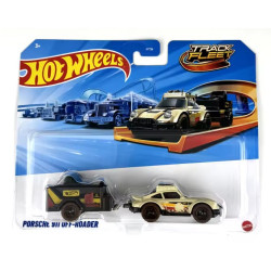 Hot wheels Camión con Remolque, Track Fleet