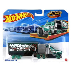 Hot wheels Camión con Remolque, Track Fleet
