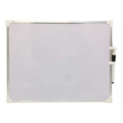 Tablero Pizarra 2 en 1 (Tiza y Rotulador) 30 x 20 cm