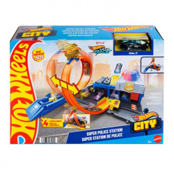 Hotwheels Pista Super Estacion de Policia