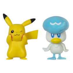 Pack 2 Figuras Pokemon (Pikachu & Quaxly)