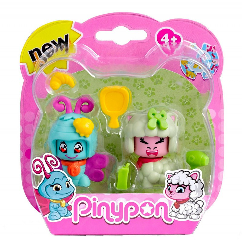 Pinypon- Pack 2 Figuras Mascotas