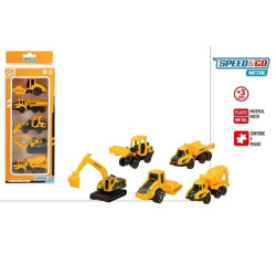 Pack 5 Vehiculos de Construccion