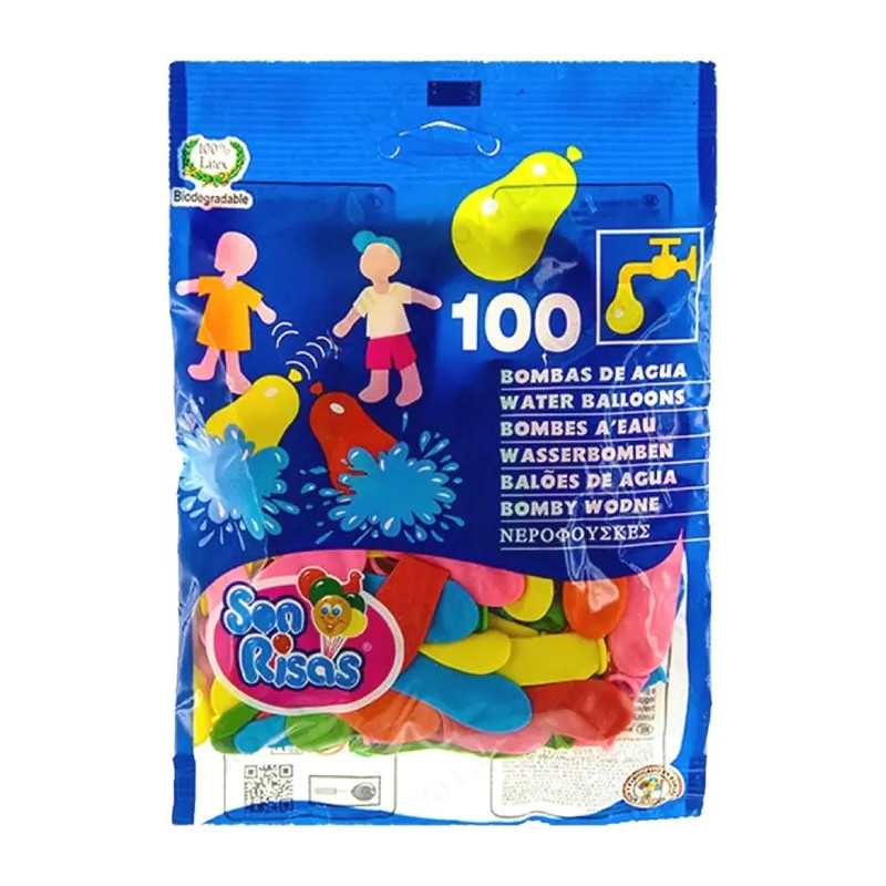 Pack 100 Globos Agua