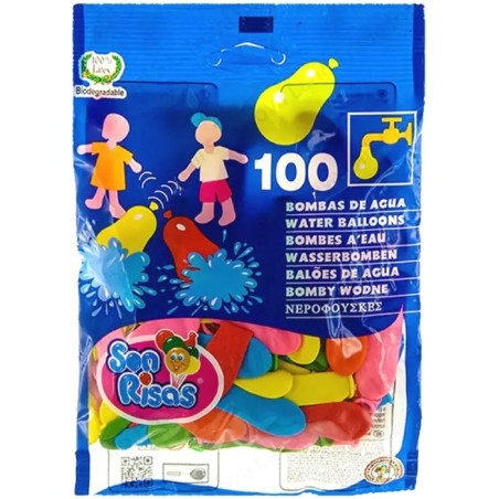 Pack 100 Globos Agua