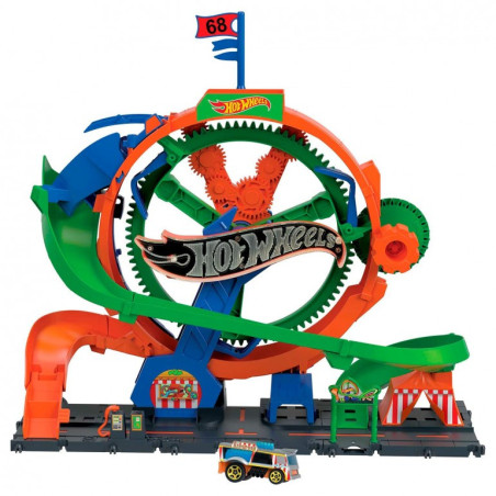 Pista Hotwheels Rueda de la Fortuna