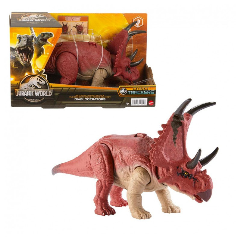 Jurassic World Wild Roar Diabloceratops Dinosaurio