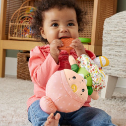 Sonajero Muñeca Rubia con Mordedor Fisher Price