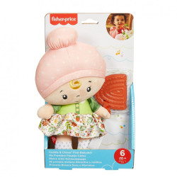 Sonajero Muñeca Rubia con Mordedor Fisher Price