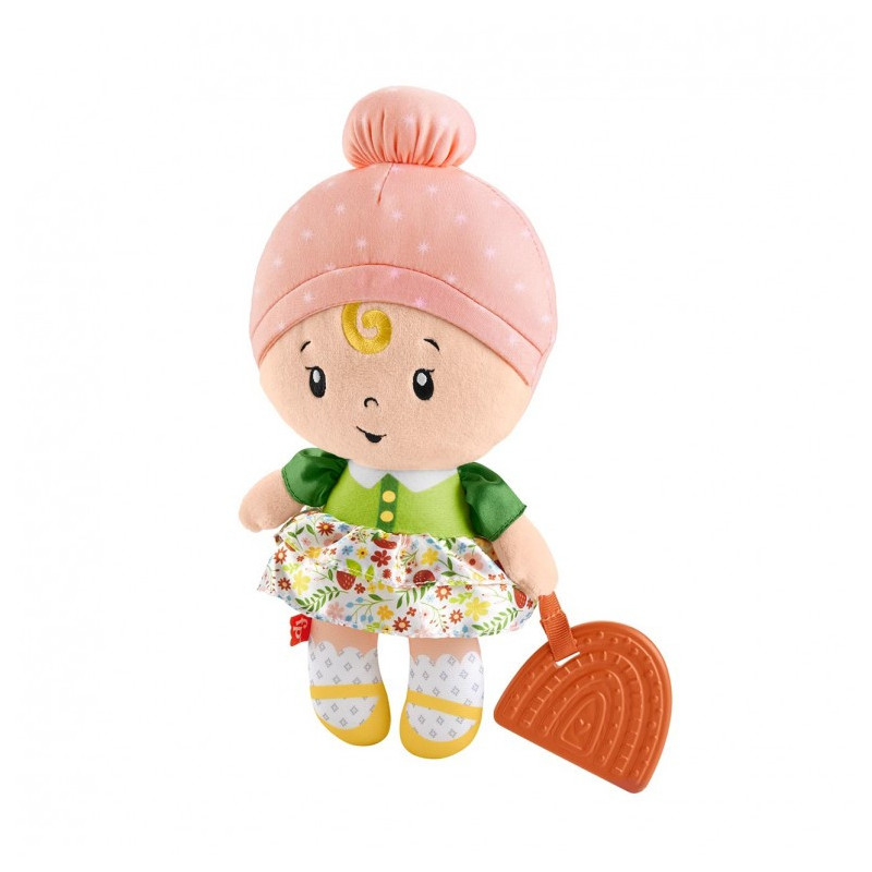 Sonajero Muñeca Rubia con Mordedor Fisher Price