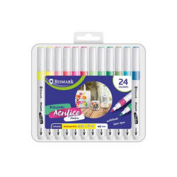 Rotulador Acrilico 24 Colores Metalizados