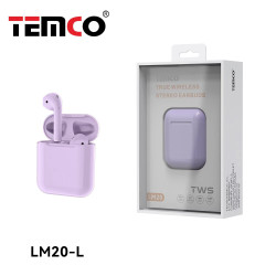 Auricular Bluetooth LM20 Lila