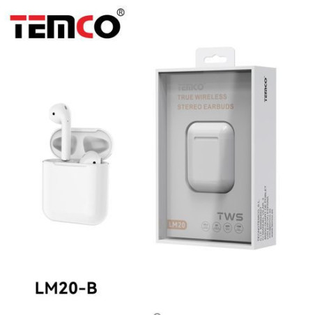 Auricular Bluetooth LM20 Blanco