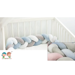 Protector De Cuna Trenza 150 Cm
