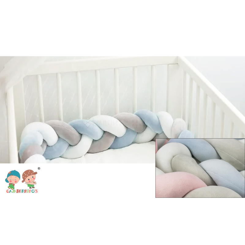 Protector De Cuna Trenza 150 Cm