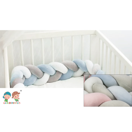 Protector De Cuna Trenza 150 Cm
