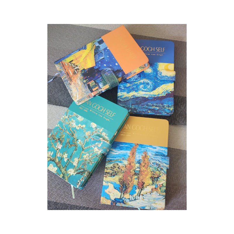 Bloc Notas Van Gogh con Broche 112h 100 gr