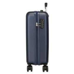 Maleta De Cabina Action Marvel Rígida 55cm Azul
