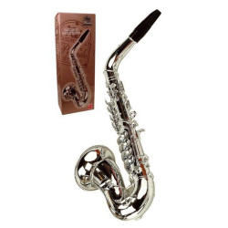 Saxofon Metalizado En Caja
