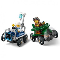 LEGO City 60459 Pack de Coches de Carreras: Avión vs Cama de Hospital