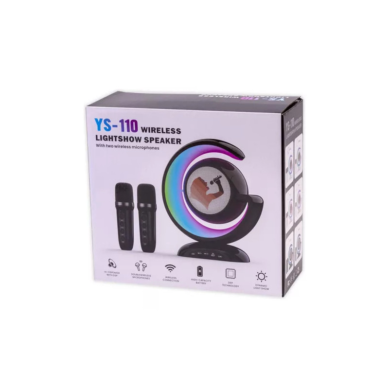 Altavoz Bluetooth Karaoke Portatil Luz Led YS-110