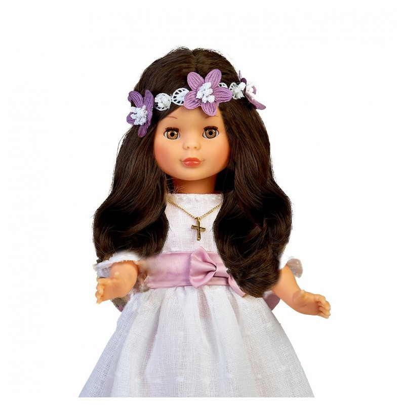 Nancy Colección Comunión Corona de Flores Morena