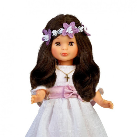 Nancy Colección Comunión Corona de Flores Morena