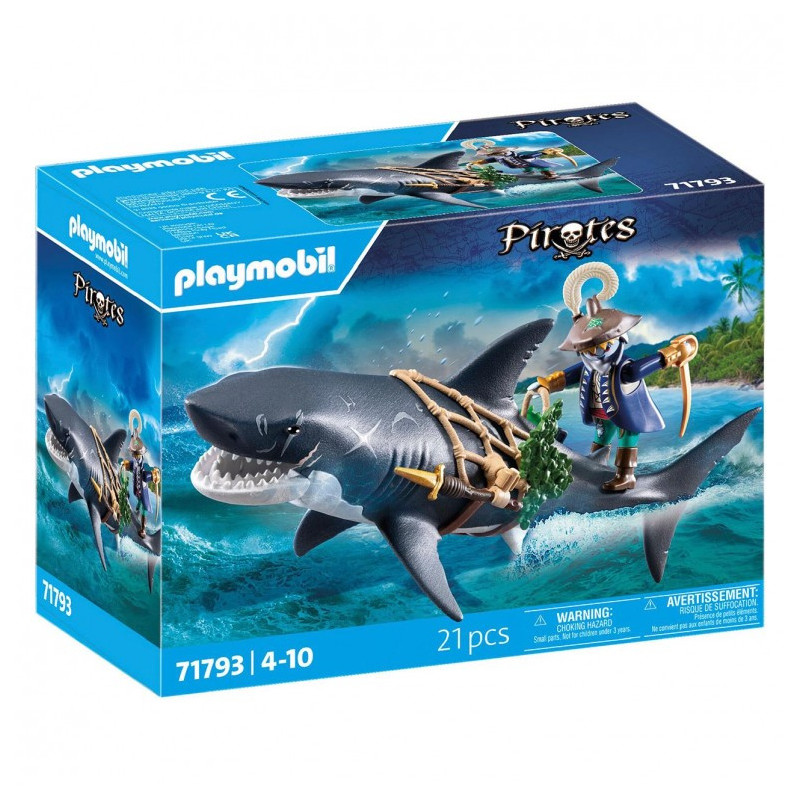 Tiburón Gigante con Pirata 71793 Playmobil Piratas