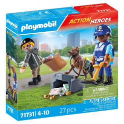 Busqueda Policial Action Heroes 71731 Playmobil