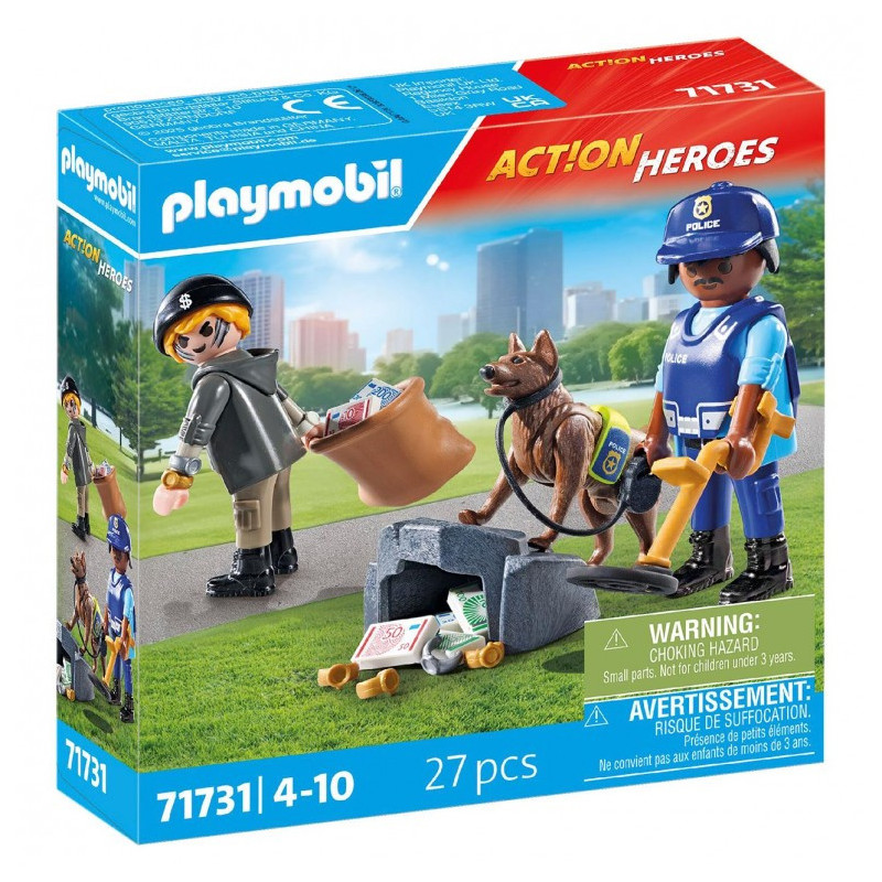 Busqueda Policial Action Heroes 71731 Playmobil