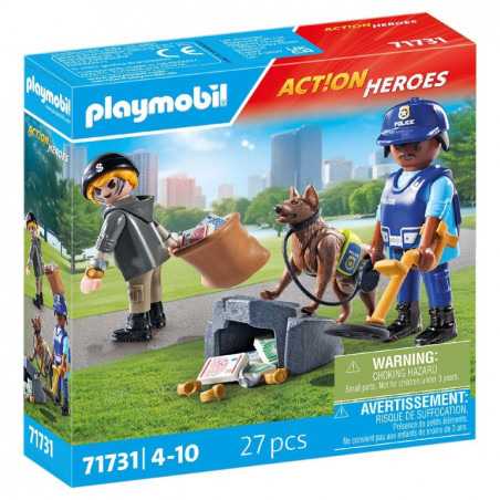 Busqueda Policial Action Heroes 71731 Playmobil