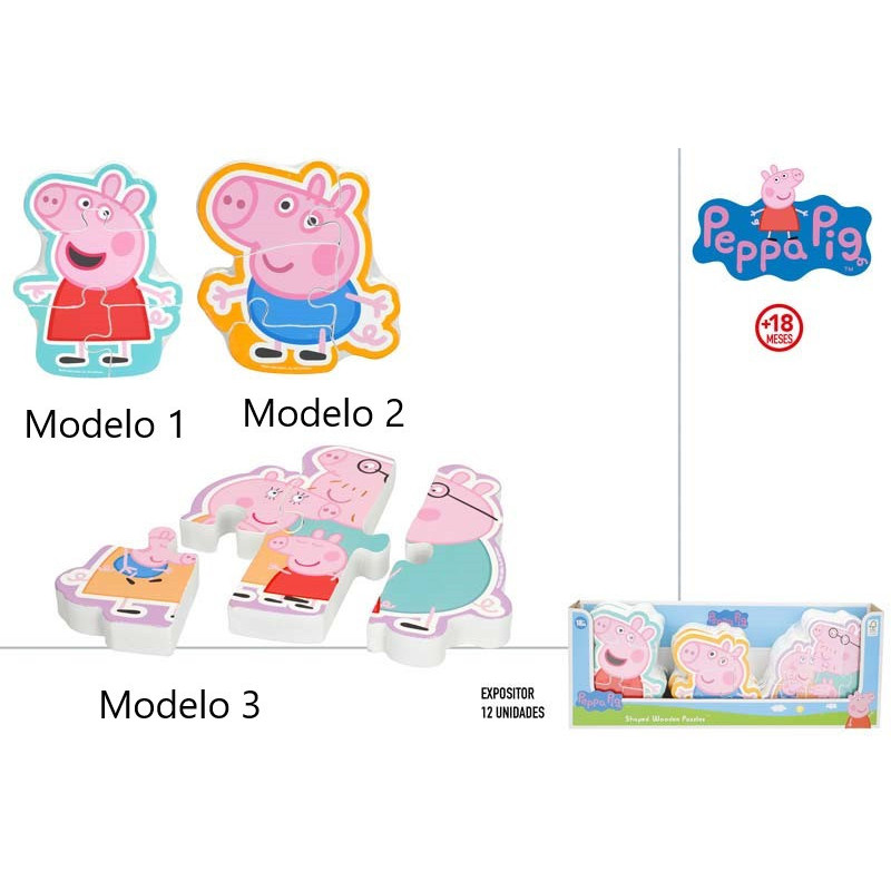 Puzzle Madera Peppa Pig
