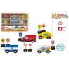 Woomax- Set Vehiculos Madera