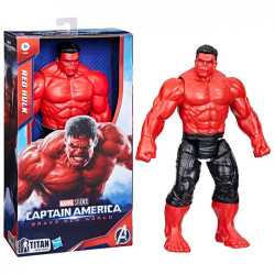 Marvel Capitán América Titan Hero Series Figura Hulk Rojo