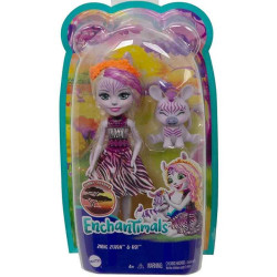 Enchantimals Muñeca Zadie Zebra
