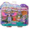 Enchantimals City Tails Main Street Familia de Loros Muñecas Filia Finch y Sus Hermanas