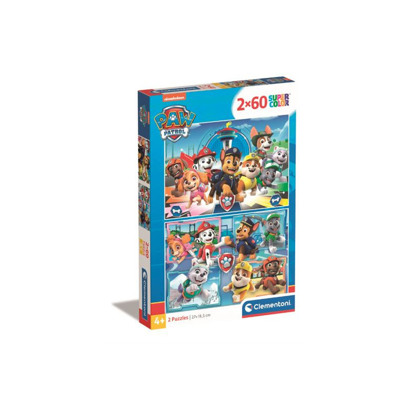 Puzzle Patrulla Canina 2x60 piezas