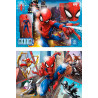 Clementoni - Puzzle Spiderman 2x60 piezas
