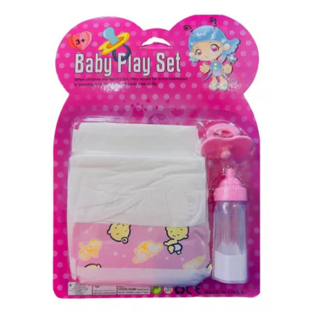 Set Pañales+ Biberon y Chupe