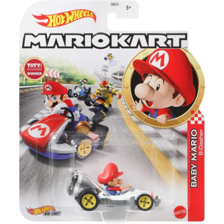 Hot Wheels Mario Kart BABY MARIO B Dasher