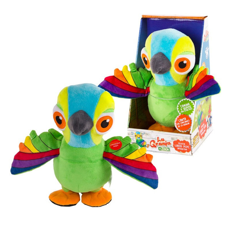 La Granja de Zenón - Lorito Pepe - Peluche Interactivo