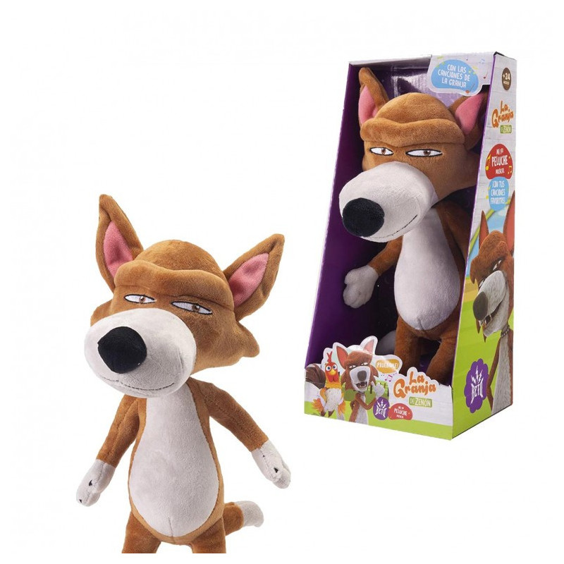 Peluche musical Bandai La granja de Zenon Lobo Beto
